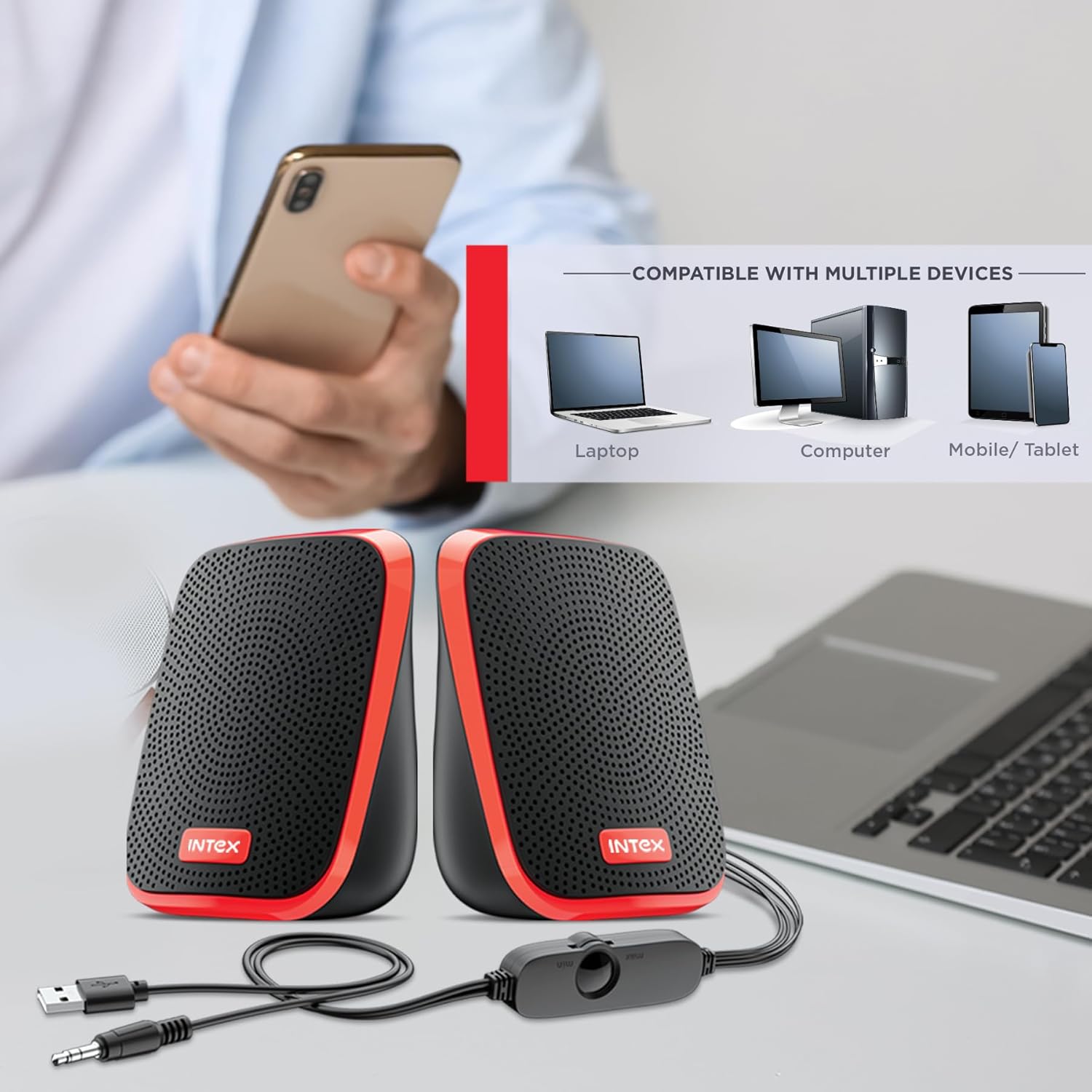 Intex IT-2202 SUF OS 2.1 Computer Speakers view 4